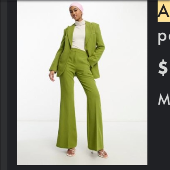 Asos single button and flare pant - Picture 2 of 3